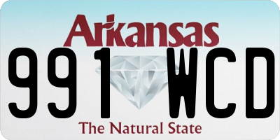AR license plate 991WCD