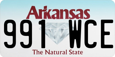 AR license plate 991WCE