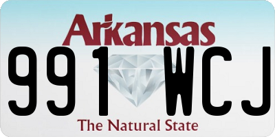 AR license plate 991WCJ