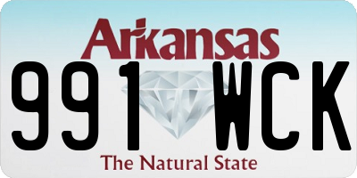 AR license plate 991WCK