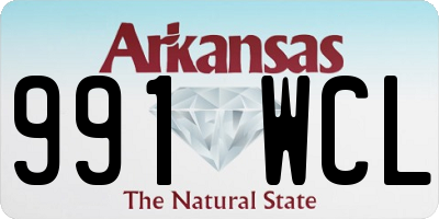 AR license plate 991WCL