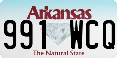 AR license plate 991WCQ
