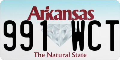 AR license plate 991WCT