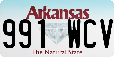 AR license plate 991WCV