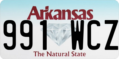 AR license plate 991WCZ