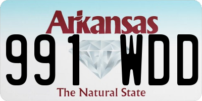 AR license plate 991WDD