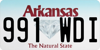 AR license plate 991WDI
