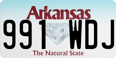 AR license plate 991WDJ