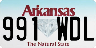 AR license plate 991WDL