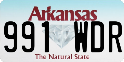 AR license plate 991WDR
