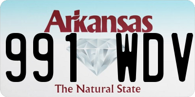 AR license plate 991WDV
