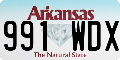 AR license plate 991WDX