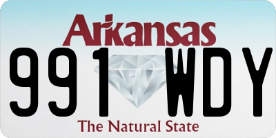AR license plate 991WDY