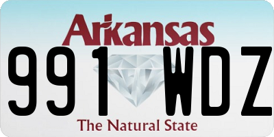 AR license plate 991WDZ