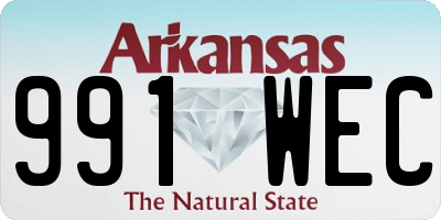 AR license plate 991WEC