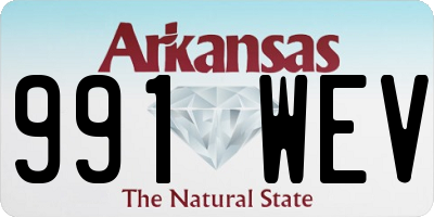 AR license plate 991WEV