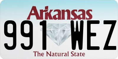AR license plate 991WEZ