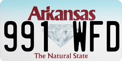 AR license plate 991WFD