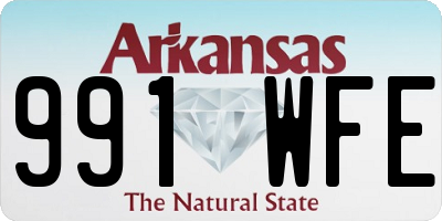 AR license plate 991WFE