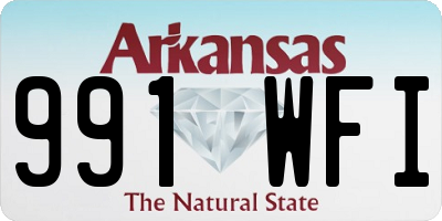 AR license plate 991WFI