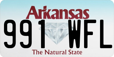 AR license plate 991WFL