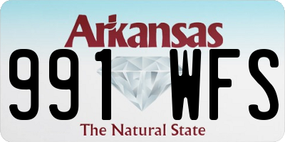 AR license plate 991WFS