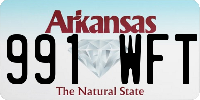 AR license plate 991WFT