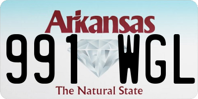 AR license plate 991WGL