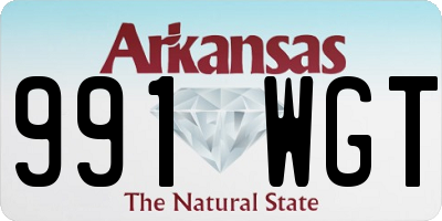 AR license plate 991WGT