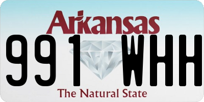 AR license plate 991WHH