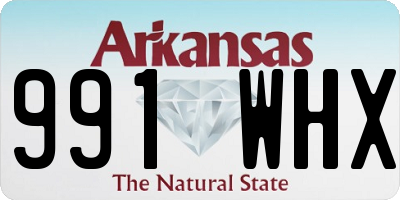 AR license plate 991WHX