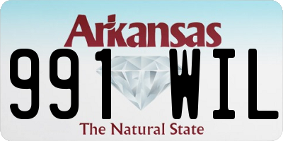 AR license plate 991WIL
