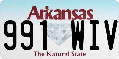 AR license plate 991WIV
