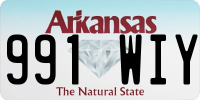 AR license plate 991WIY
