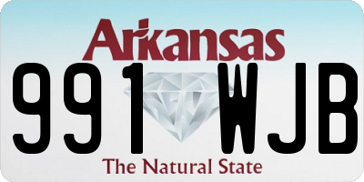 AR license plate 991WJB