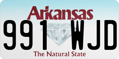 AR license plate 991WJD