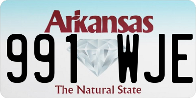 AR license plate 991WJE