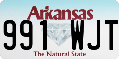 AR license plate 991WJT