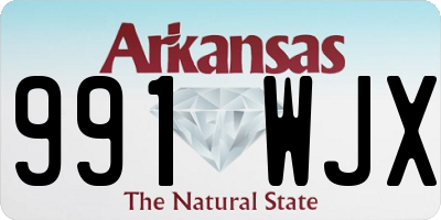 AR license plate 991WJX