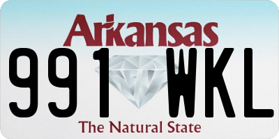 AR license plate 991WKL