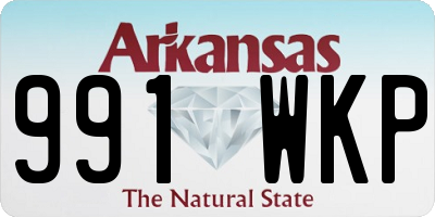 AR license plate 991WKP
