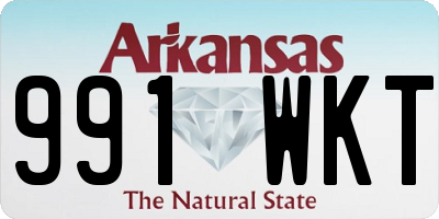 AR license plate 991WKT