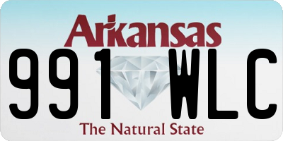 AR license plate 991WLC