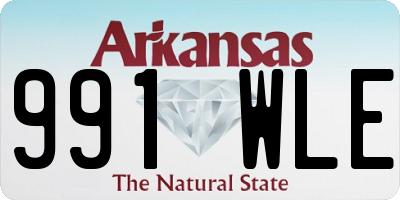 AR license plate 991WLE