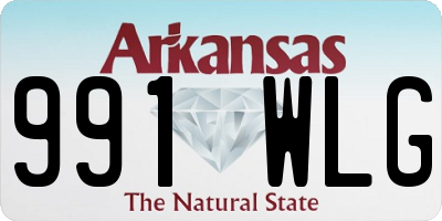 AR license plate 991WLG
