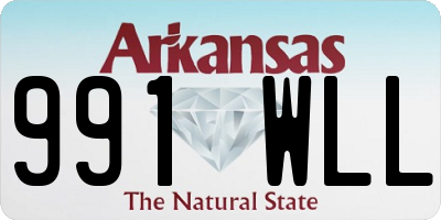 AR license plate 991WLL