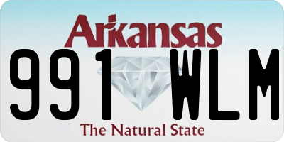 AR license plate 991WLM