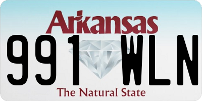 AR license plate 991WLN