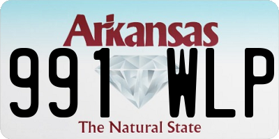 AR license plate 991WLP