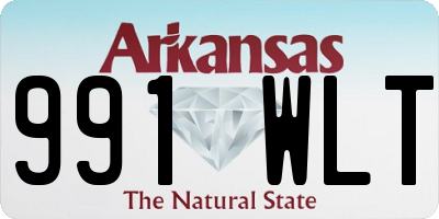 AR license plate 991WLT